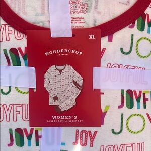 Wondershop Women's Joyful Sleep Set - Red, Green, PinkSize XL